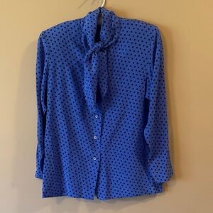 Vintage Saint Laurent blouse.